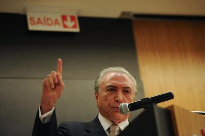 michel temer, palestra, vice-presidente, são paulo, 06/08/2015