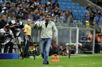  PORTO ALEGRE,RS, BRASIL - 27-08-2015 - Copa do Brasil - Oitavas de Final - Jogo de Volta, Grêmio x Coritiba na Arena.(FOTO:CARLOS MACEDO/AGENCIA RBS)Técnico Roger Machado