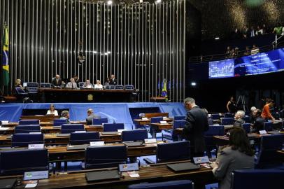 Plená¡rio do Senado Federal durante sessão temática destinada a discutir o Financiamento das Santas Casas de Misericódia.