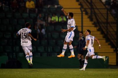  FLORIANÓPOLIS, SC, BRASIL03/09/2015: ESPORTE Figueirense X Grêmio no estádio Orlando Scarpelli 22ª rodada do Brasileirão 2015.