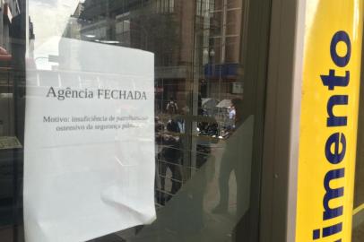 Banco do Brasil fechado 