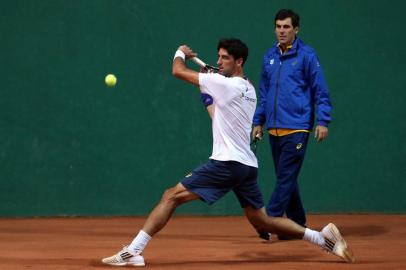  

Preparação do Brasil para o confronto contra a Croácia, pela Copa Davis, no Costão do Santinho, em Florianópolis. O tenista Thomaz Belucci. (Foto: Cristiano Andujar/CBT)
Indexador: Cristiano Andujar