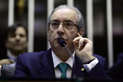 Sessão extraordinária para discussão e votação de diversos projetos. Na foto, Presidente da Câmara, dep. Eduardo Cunha (PMDB-RJ).