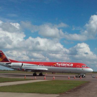  Avião da Avianca não decola em Passo FundoCrédito: Fernanda da Costa