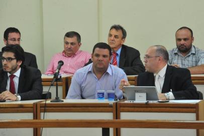  SANTA MARIA , RS , BRASIL , 24/11/2015Interrogatórios dos réus no caso Kiss no Fórum de Santa Maria. Juiz  Ulysses Fonseca Louzada do caso kiss. FOTO JEAN PIMENTEL / AGÊNCIA RBS, GERAL