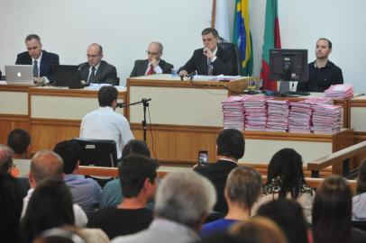  SANTA MARIA , RS , BRASIL , 01/12/2015 Elissandro Spohr o ( Kiko )  é o terceiro réu do processo criminal sobre o incêndio a ser ouvido pela Justiça em Santa Maria FOTO JEAN PIMENTEL / AGÊNCIA RBS, GERAL