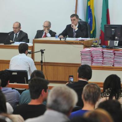  SANTA MARIA , RS , BRASIL , 01/12/2015 Elissandro Spohr o ( Kiko )  é o terceiro réu do processo criminal sobre o incêndio a ser ouvido pela Justiça em Santa Maria FOTO JEAN PIMENTEL / AGÊNCIA RBS, GERAL