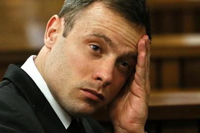 -

 This file photo taken on October 16, 2014 shows Paralympian Oscar Pistorius reacting during his sentencing hearing at the Pretoria high court. South Africa's Supreme Court of Appeal will announce on December 3, 2015 its verdict on an attempt by state prosecutors to have Oscar Pistorius convicted of murder for shooting dead his girlfriend, the court registrar said. The Paralympic sprinter was found guilty last year of the lesser crime of culpable homicide -- the equivalent to manslaughter -- for killing Reeva Steenkamp in the early hours of Valentine's Day, 2013.

Editoria: CLJ
Local: Pretoria
Indexador: ALON SKUY
Secao: trials
Fonte: POOL