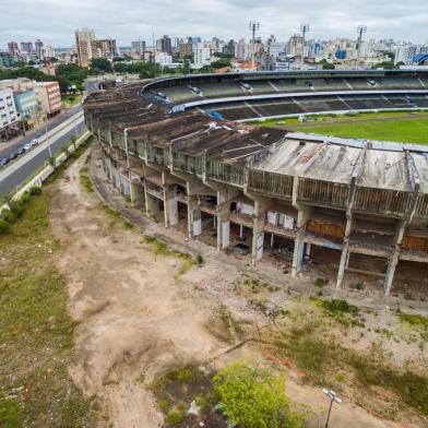  PORTO ALEGRE, RS, BRASIL, 08/01/2016 : Especial do DG sobre o abandono do Estádio Olímpico. (Omar Freitas/Agência RBS)Local: Porto Alegre