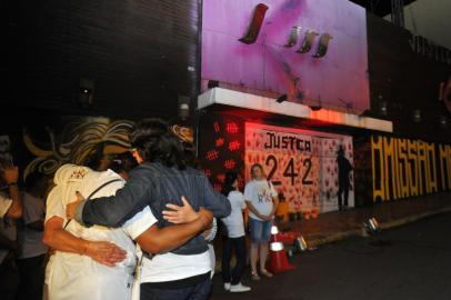  SANTA MARIA, RS, BRASIL, 27-01-2016.Homenagens dos 3 anos da boate Kiss. FOTO: GERMANO RORATO/AGÊNCIA RBS, GERAL