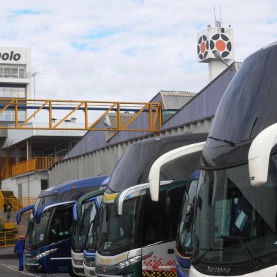  CAXIAS DO SUL,RS, BRASIL (31/07/2014) Marcopolo 65 Anos. Imagens registradas na produção da unidade localizada em  Ana Rech. Marcopolo Ana Rech. (Roni Rigon/Pioneiro)