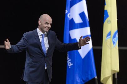 New FIFA president Gianni Infantino reacts after winning the FIFA presidential election during the extraordinary FIFA Congress in Zurich on February 26, 2016. AFP PHOTO / FABRICE COFFRINI / AFP / FABRICE COFFRINI