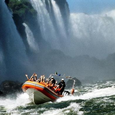 Passeio do macuco, no Parque Nacional do Iguaçu.