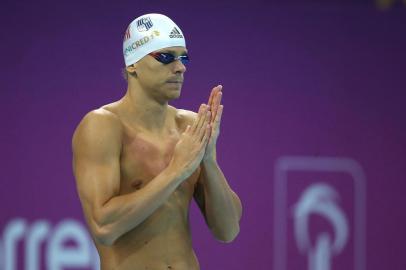  Cesar Cielo. Trofeu Maria Lenk de Natacao, realizado no Centro Aquatico Olimpico. 20 de abril de 2016, Rio de Janeiro, RJ, Brasil. Foto: Satiro SodrÃ©/ SSPressIndexador: Satiro Sodre/SSPress