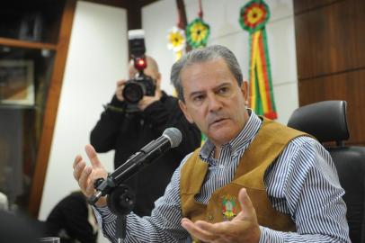  CAXIASD  O SUL, RS, BRASIL (06/05/2016) Alceu Barbosa Velho (PDT) anuncia que não vai concorrer a prefeito de Caxias do Sul. (Roni Rigon/Pioneiro)