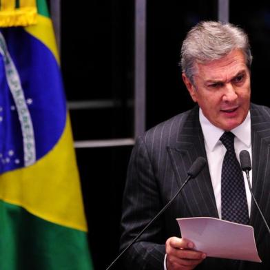  : BRASÍLIA, DF, BRASIL 11/05/2016 - Sessão no Senado , decisão do Impeachment da presidente Dilma Rousseff. Na foto: Fernando Collor de Melo. (FOTO: DIEGO VARA/AGÊNCIA RBS).