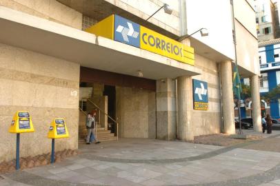 *** Cynthia Vanzella - Correios ***Fachada da sede dos Correios na rua Sete de Setembro, na Capital.