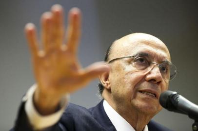 Ministro da Fazenda, Henrique Meirelles. 