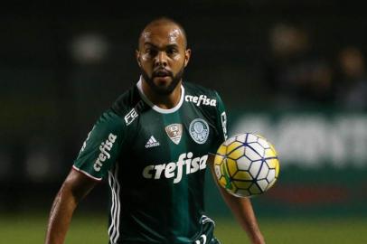 SÃO PAULO, SP - 02.06.2016: PALMEIRAS X GRÊMIO - O jogador Alecsandro, da SE Palmeiras, em jogo contra a equipe do Grêmio FBPA, durante partida vá¡lida pela quinta rodada, do Campeonato Brasileiro, Série A, no Está¡dio do Pacaembu. (Foto: Cesar Greco / Fotoarena)