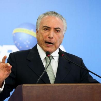 Michel Temer critica delação de Sérgio Machado. 