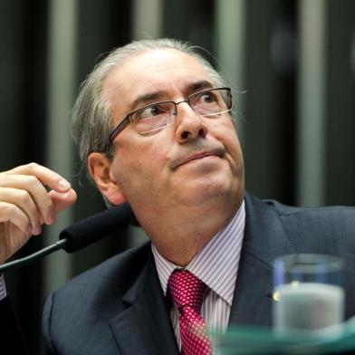  Brasília - O presidente da Câmara dos Deputados, Eduardo Cunha, durante sessão para votar requerimentos