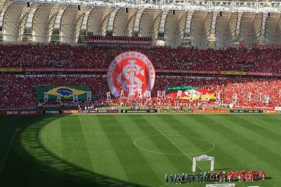  PORTO ALEGRE, RS, BRASIL 03/07/2016 - Inter e Grêmio se enfretam no Gre-Nal 410, no Estádio Beira-Rio pela 13ª rodada do Brasileirão. (FOTO: KELLY MATOS/AGÊNCIA RBS).