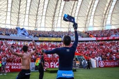  PORTO ALEGRE, RS, BRASIL 03/07/2016 - Internacional e Grêmio se enfretam no Gre-Nal 410, no Estádio Beira-Rio, pela 13ª rodada do Brasileirão. (FOTO: BRUNO ALENCASTRO/AGÊNCIA RBS, Editoria Esporte)