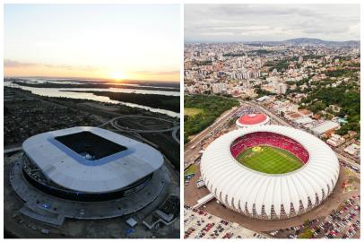 montagem, arena, beira-rio