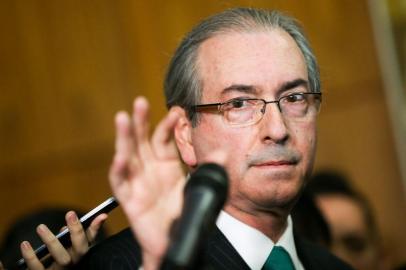 Brasília - O presidente afastado da Câmara, Eduardo Cunha (PMDB-RJ), renunciou há pouco à presidência da Casa (Marcelo Camargo/Agência Brasil)