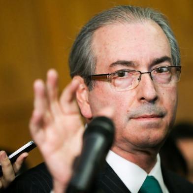 Brasília - O presidente afastado da Câmara, Eduardo Cunha (PMDB-RJ), renunciou há pouco à presidência da Casa (Marcelo Camargo/Agência Brasil)