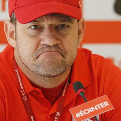 PORTO ALEGRE, RS, BRASIL, 08-07-2016: O técnico Argel durante coletiva no CT do Inter. (Foto: Mateus Bruxel / Agência RBS)