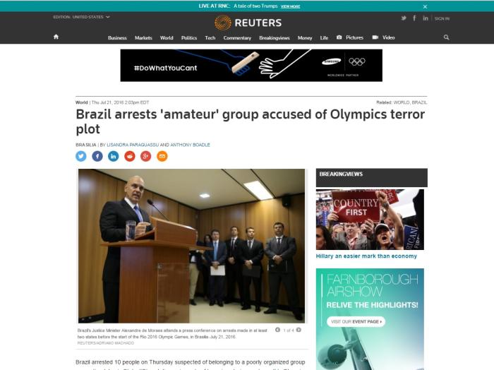 Reprodução / Reuters