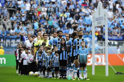  PORTO ALEGRE, RS, BRASIL - 24-07-2016 - Grêmio recebe o São Paulo na Arena Porto Alegrense pelo Campeonato Brasileiro. (FOTO: DIEGO VARA/AGÊNCIA RBS)