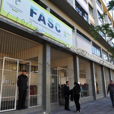  PORTO ALEGRE, RS, BRASIL, 23-08-2016- Fachada da Fasc, Fundação de Assistência Social e Cidadania