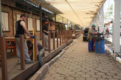  ESTEIO-RS-BR DATA: 24.08.2016Preparativos do parque da Assis Brasil, para receber a Expointer 2016.FOTÓGRAFO: TADEU VILANI AGÊNCIARBS Editoria Campo e Lavoura