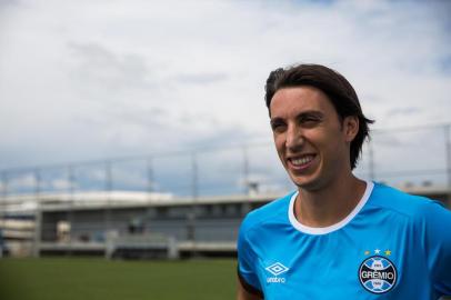  PORTO ALEGRE, RS, BRASIL, 11-03-2016. Um perfil do zagueiro do Grêmio, Pedro Geromel. (FOTOS: ANDERSON FETTER/AGENCIA RBS)Indexador: Anderson Fetter