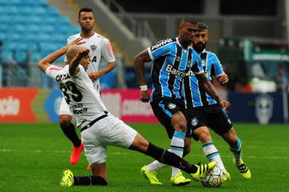  PORTO ALEGRE, RS, BRASIL 28/08/2016 - O Grêmio enfrenta o Atlético-MG neste domingo, na Arena. O jogo é válido pela 22ª rodada do campeonato brasileiro 2016. (FOTO: FERNANDO GOMES/AGÊNCIA RBS).