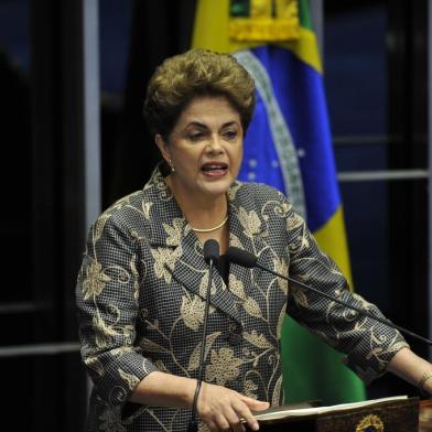  BRASÍLIA, DF, BRASIL - 29-08-2016 - Senado julga impeachment de Dilma RousseffTrês meses e meio depois do afastamento da petista, chega a hora da  etapa final do processo de cassação. (FOTO: MATEUS BRUXEL/AGÊNCIA RBS)