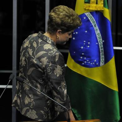  BRASÍLIA, DF, BRASIL - 29-08-2016 - O Senado deu início, na quinta-feira, ao último ato do processo de impeachment da presidente afastada Dilma Rousseff. A sessão histórica começou pelo depoimento de testemunhas e se encerra com a votação que definirá se a petista terá o mandato cassado pela acusação de crime de responsabilidade. Nesta segunda-feira, Dilma está no Senado se defender das acusações de ter cometido crime de responsabilidade. (FOTO: MATEUS BRUXEL/AGÊNCIA RBS)