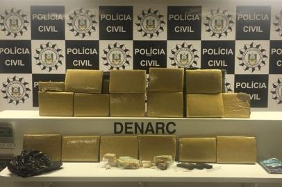 Polícia Civil apreende 26 kg de maconha em Novo Hamburgo