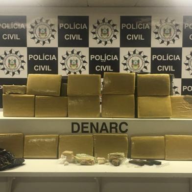 Polícia Civil apreende 26 kg de maconha em Novo Hamburgo