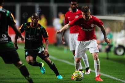  MINAS GERAIS, MG, BRASIL 19/09/2016 - Inter enfrenta o América-MG na noite desta segunda-feira, no Estádio Independência, pela  26ª rodada do Brasileirão.Indexador: RICARDO DUARTE                  