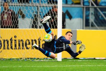  PORTO ALEGRE, RS, BRASIL 21/09/2016 - Grêmio recebe o Atlético-PR nesta quarta-feira, na Arena, em partida válida pelas oitavas de final da Copa do Brasil. (FOTO: FÉLIX ZUCCO/AGÊNCIA RBS).