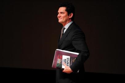  PORTO ALEGRE, RS, BRASIL 21/09/2016 - Juiz Sergio Moro faz palestra no teatro da Feevale. (FOTO: ANDRÉ ÁVILA/AGÊNCIA RBS).