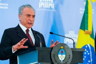  Michel Temer se encontra com o presidente da Argentina