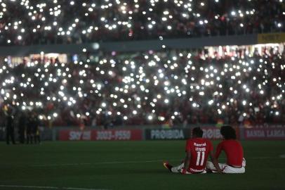  PORTO ALEGRE, RS, BRASIL 06/10/2016 - O Inter enfrenta o Coritiba nesta quarta-feira, no estádio Beira-Rio pelo Campeonato Brasileiro 2016. (FOTO: ANDRÉ ÁVILA/AGÊNCIA RBS).Indexador: Andre Avila