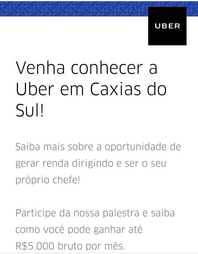 Uber / Reprodução