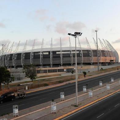  FORTALEZA, CE, BRASIL, 07/10/2016. Arena Castelão, local onde acontece a partida decisiva contra o Fortaleza, pela série C do Campeonato Brasileiro no próximo domingo (09/10). (Porthus Junior/Pioneiro)