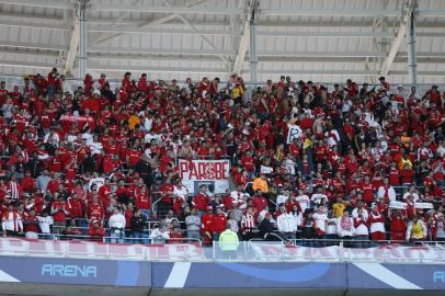  PORTO ALEGRE, RS, BRASIL, 04-08-2013.Campeonato Brasileiro 2013,clássico de número 397, Grêmio x Inter na Arena. (Foto: Félix Zucco/Agência RBS / ESPORTE)