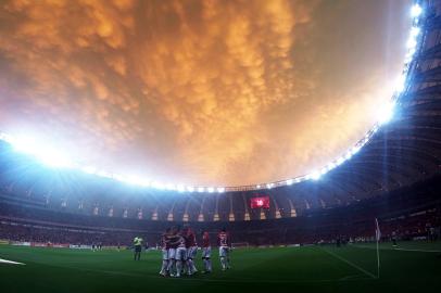 inter, santos, copa do brasil, beira-rio, comemoração, gol, céu laranja